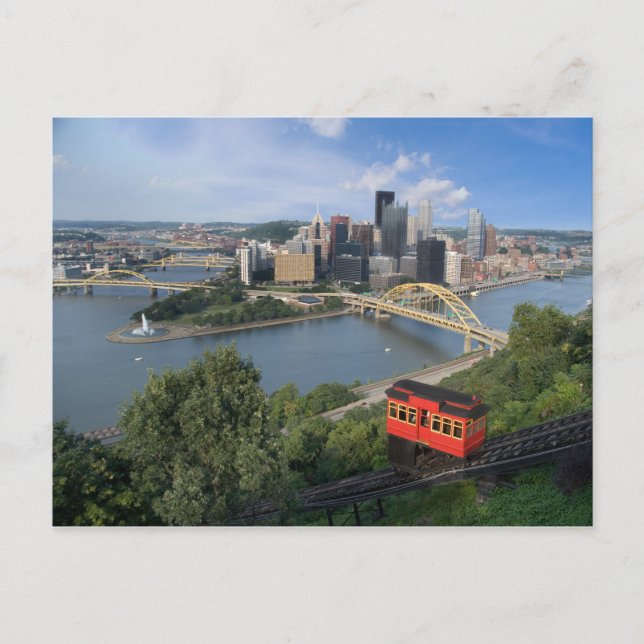 Postal Festiva Postcard de Pittsburgh Pennsylvania (Anverso)