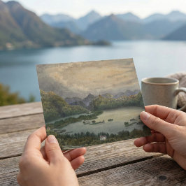 Postal Festiva Postcard del lago de Killarney