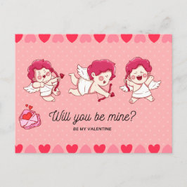 Postal Festiva Postcard el día de San Valentín - Un mensaje de am