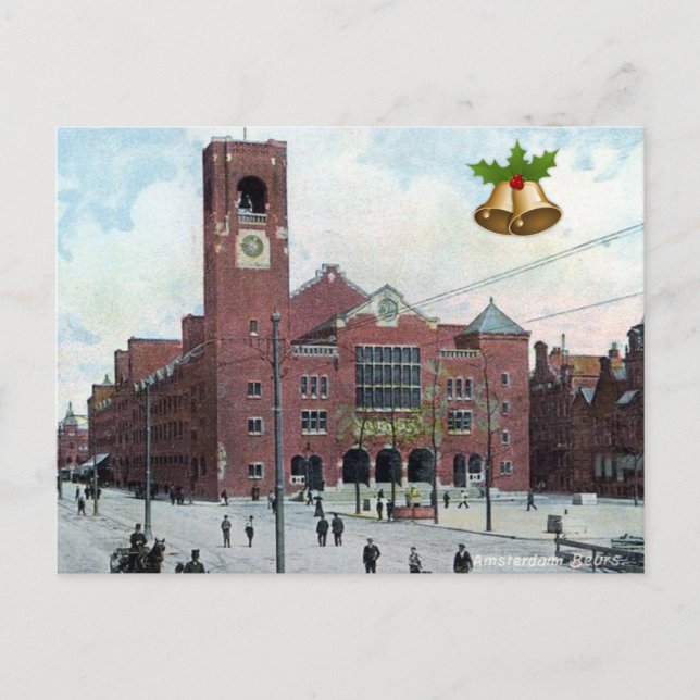 Postal Festiva Postcard navidades - Amsterdam (Anverso)