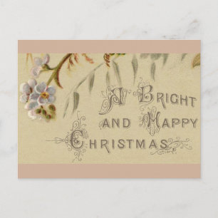 Postal Festiva Postcard - Navidades felices que se olvidan de mí