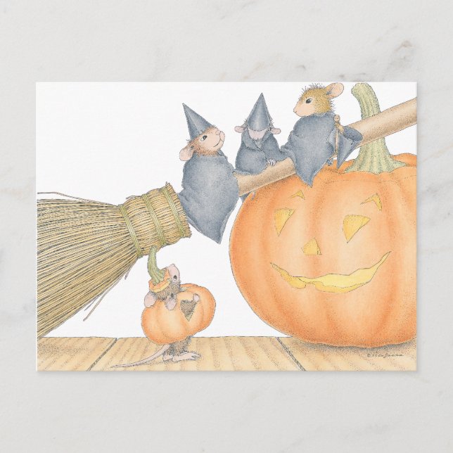 Postal Festiva Postcard para House-Mouse (Anverso)