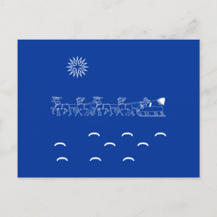 Postal Festiva Postcard - Viaje en Santa Sofía