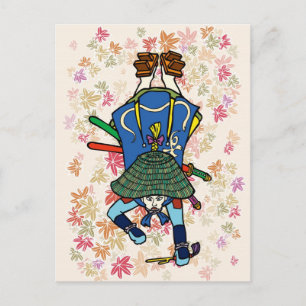 Postal Festiva Postcarta de Kita Santaro