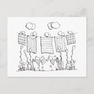 Postal Festiva Postcarta de página de color