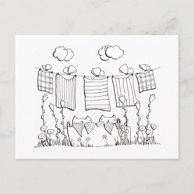 Postal Festiva Postcarta de página de color (Anverso)