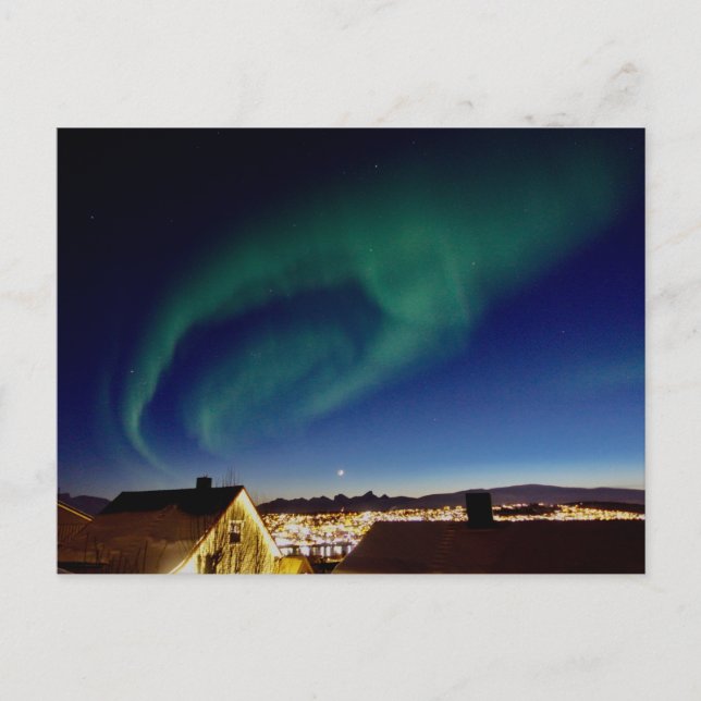 Postal Festiva Postcarta de vacaciones de Aurora City (Anverso)