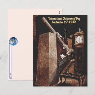 Postal Festiva Postcross - Día Internacional de la Astronomía