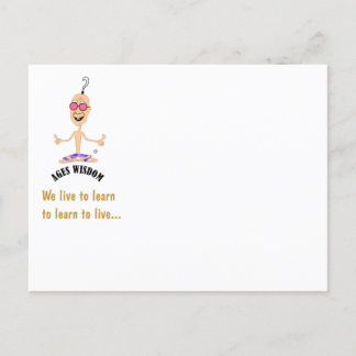 Postal Festiva potenciación de la sabiduría