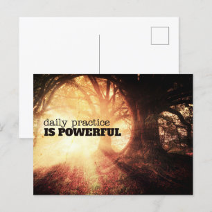 Postal Festiva Práctica diaria