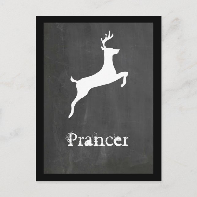 Postal Festiva Prancer (Anverso)
