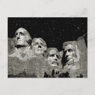 Postal Festiva Presidentes de los Estados Unidos de América del M