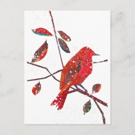 Postal Festiva Primeras vacaciones de la nieve