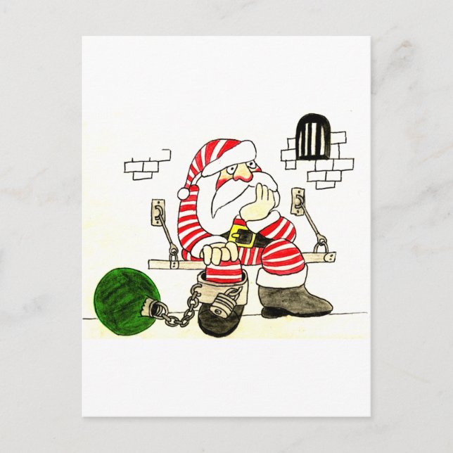 POSTAL FESTIVA PRISON SANTA (Anverso)