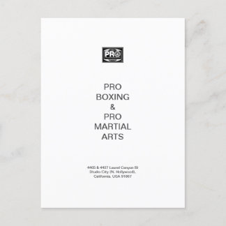 POSTAL FESTIVA PROBOXACIÓN Y PROMARTIALARTS