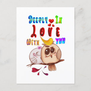 Postal Festiva Profundamente Enamorado De Ti