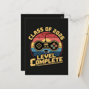 Postal Festiva Promoción de 2026 Nivel Completado