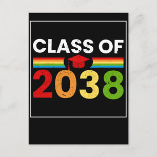 Postal Festiva Promoción de 2038 Frase de Vuelta al Cole