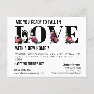 Postal Festiva Promocional moderno del Día de San Valentín para a