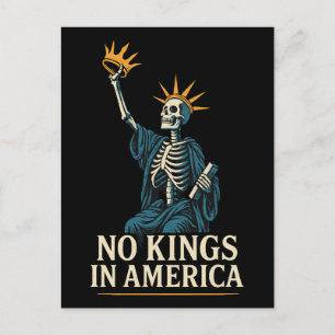 Postal Festiva Protesta No Kings en América