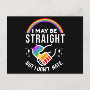 Postal Festiva Puedo ser franco pero no odio el orgullo gay LGBT
