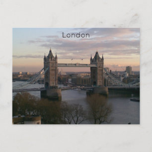 Postal Festiva Puente de la Torre de Londres