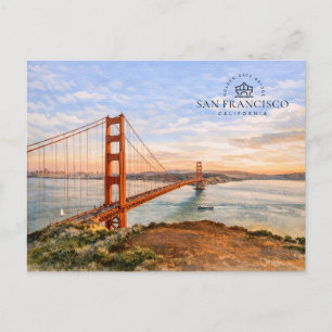 Postal Festiva Puente Golden Gate, San Francisco California