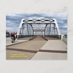 Postal Festiva Puente peatonal Shelby, Nashville Tenn.