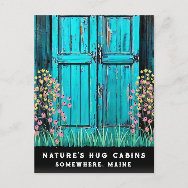 Postal Festiva *~* puerta temporal (Anverso)