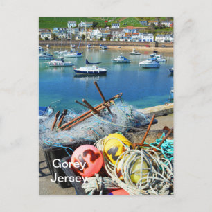 Postal Festiva puerto de Gorey en Jersey