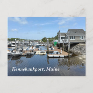 Postal Festiva Puertos pesqueros en Kennebunkport Maine