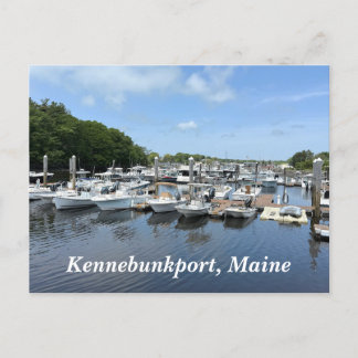 Postal Festiva Puertos pesqueros en Kennebunkport Maine