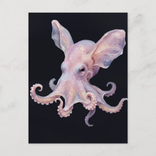 Postal Festiva Pulpito Dumbo — Arte de Pintura al Óleo Impasto de