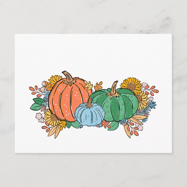 Postal Festiva Pumpkins (Anverso)
