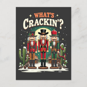 Postal Festiva Qué es gracioso de los Navidades de los cactus de 