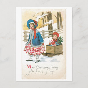 Postal Festiva Que los Navidades te traigan montones de alegría