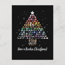 Postal Festiva ¡Que tengan Navidades Rockin! Crystal Christmas Tr