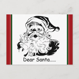 Postal Festiva Querida Santa... de la mujer adulta