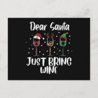 Querido Papá Noel Acaba De Traer El Vino Gracioso