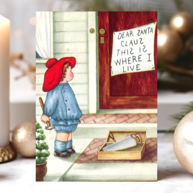 Postal Festiva Querido Santa Claus Vintage (Subido por el creador)