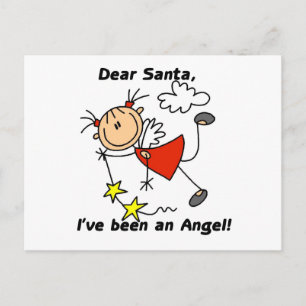Postal Festiva Queridos Navidades de Santa Claus: camisetas y reg