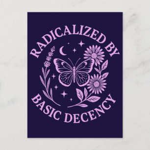 Postal Festiva Radicalizado por la decencia básica