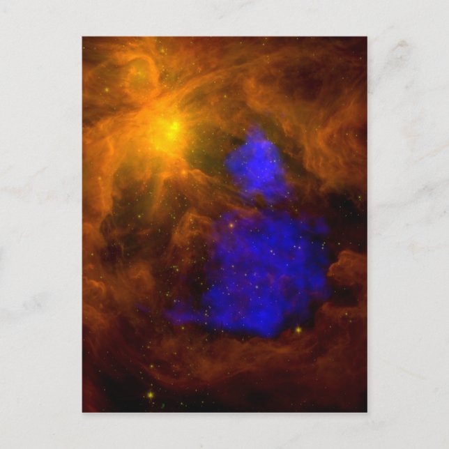 Postal Festiva Radiografía Papá Noel en Orión (Anverso)