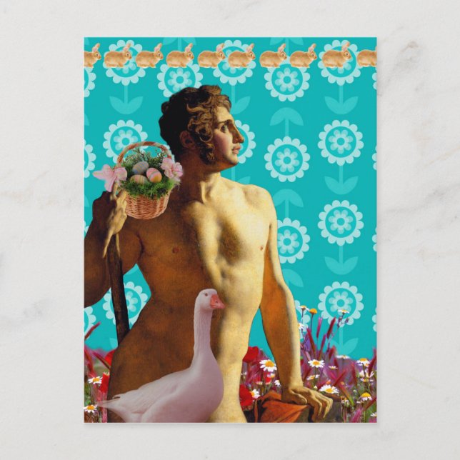 Postal Festiva Rainbow Easter (Anverso)