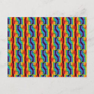 Postal Festiva Rainbow Fist Pattern