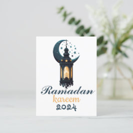 Postal Festiva Ramadan Kareem Mubarak Lantern ramadan 2024
