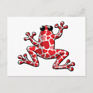 Postal Festiva Rana de San Valentín