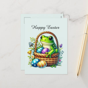 Postal Festiva Rana dulce de Pascua