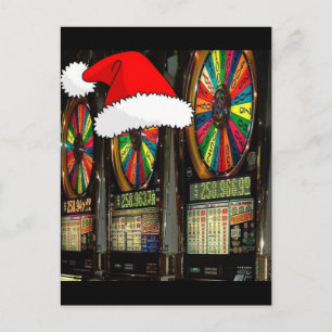 Postal Festiva Ranuras de Navidades de Las Vegas