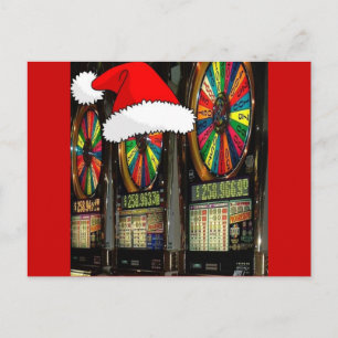 Postal Festiva Ranuras de Navidades de Las Vegas